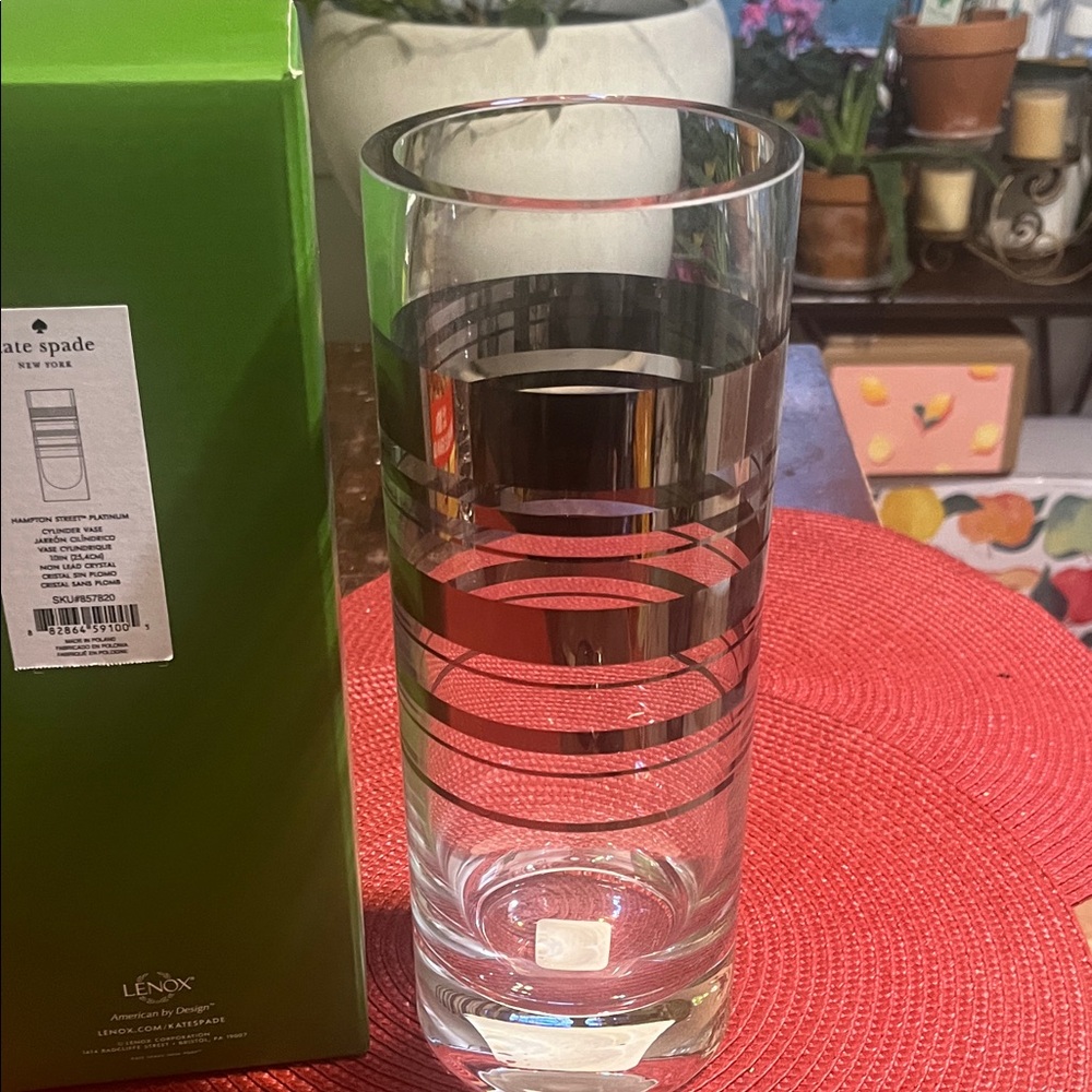 Kate Spade / Lennox crystal vase